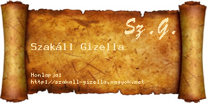 Szakáll Gizella névjegykártya